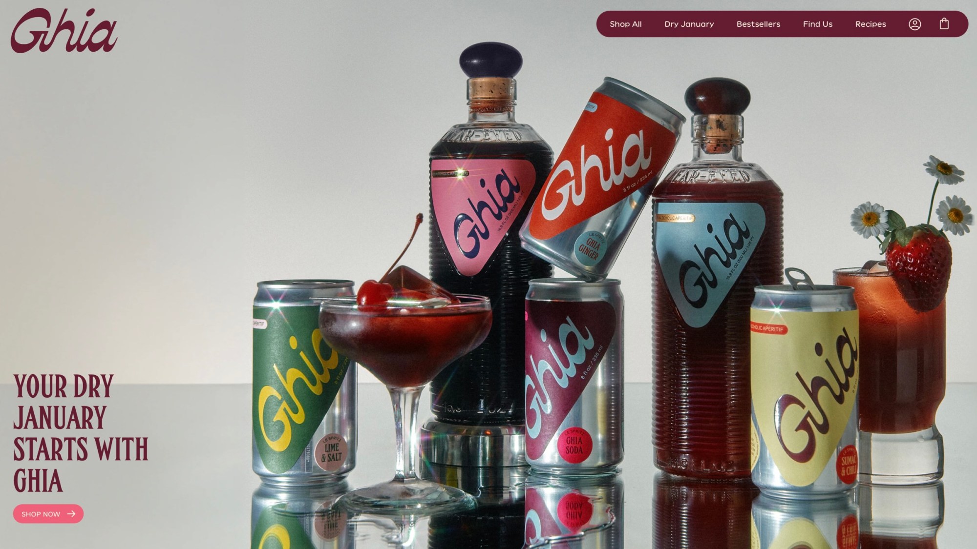 Ghia Dry January screenshot