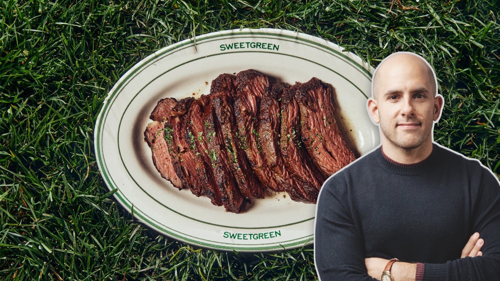 Sweetgreen cofounder Nicolas Jammet with the new steak