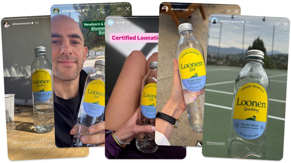 Loonen water influencers